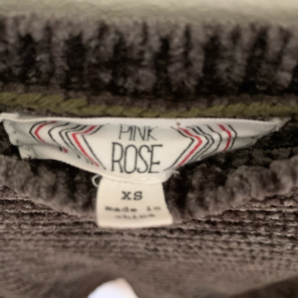 Pink Rose Women’s XS Olive Knit Sweater